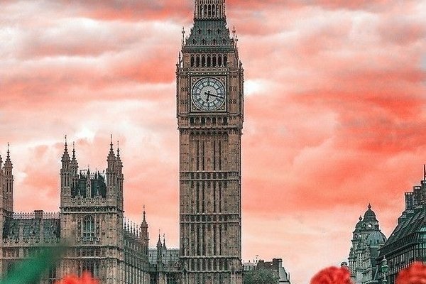 Big Ben tetoválás minta