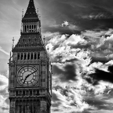 Big Ben tetoválás minta