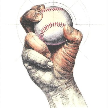 Baseball tetoválás minta