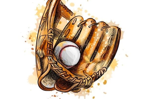 Baseball tetoválás minta