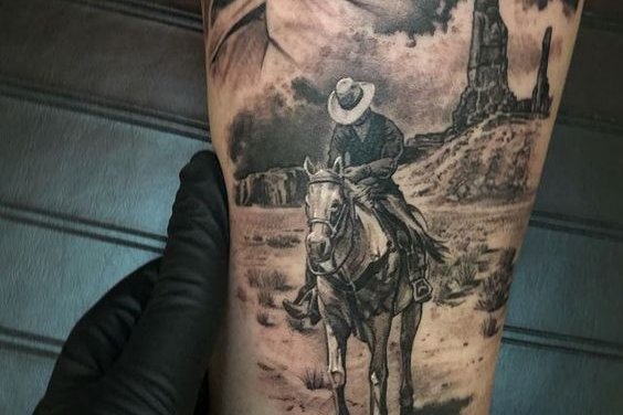 Cowboy tetoválás minták