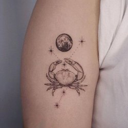 Rák csillagjegy tetoválás