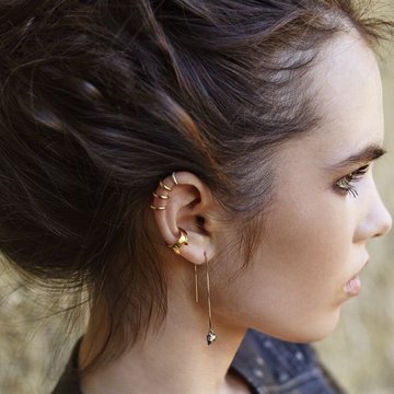 fül piercing helyek