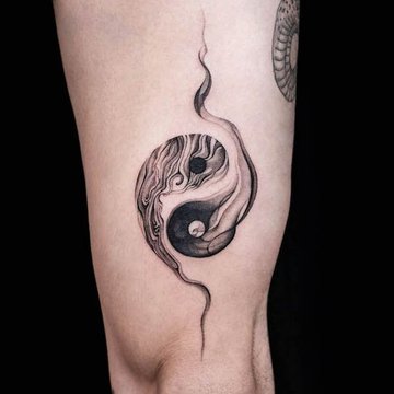 Yin yang tetoválás minták