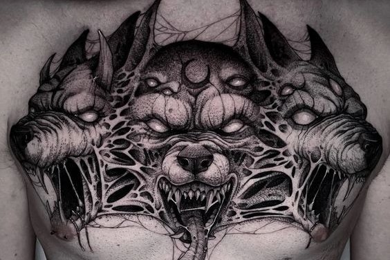 "Cerberus" tetoválási vázlatok