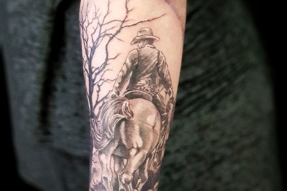 Cowboy tetoválás minták