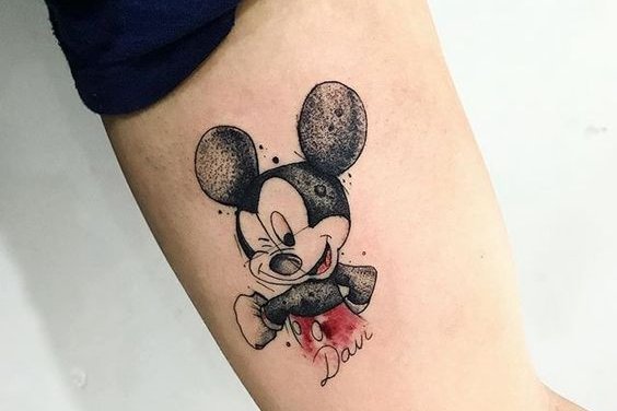 Mickey Mouse tetoválás minták