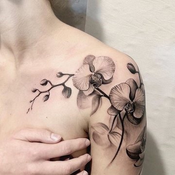 Orchidea tetoválási