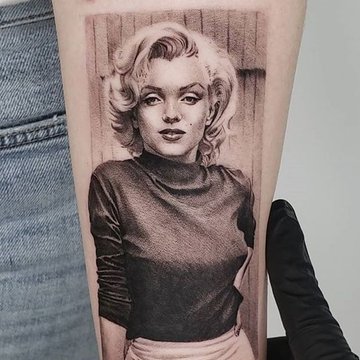 Marilyn Monroe tetoválás minták
