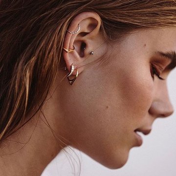 Fülporc piercing
