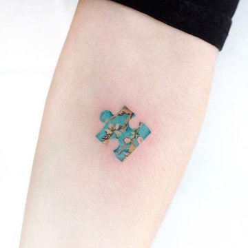 Puzzle tetoválási