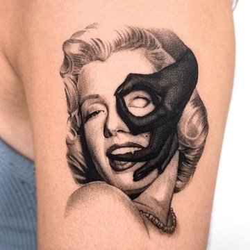 Marilyn Monroe tetoválás minták