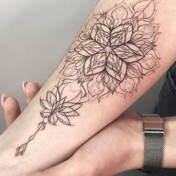 Mandala tetoválási