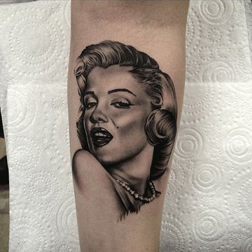 Marilyn Monroe tetoválás minták