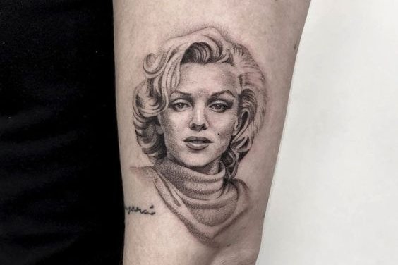 Marilyn Monroe tetoválás minták