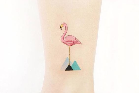 Flamingó tetoválási vázlatok