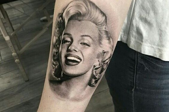 Marilyn Monroe tetoválás minták
