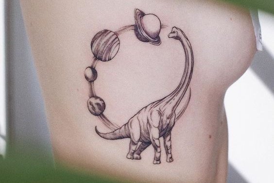 Dino tetoválás minták