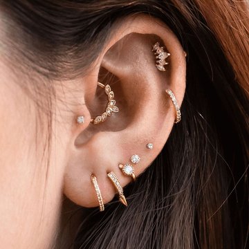 Helix piercing