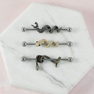 Industrial piercing kezelés