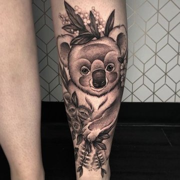Koala tetoválás minták