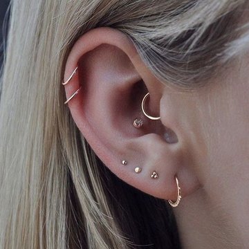 Fülporc piercing