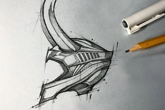 Sketch style tetoválás vázlatok