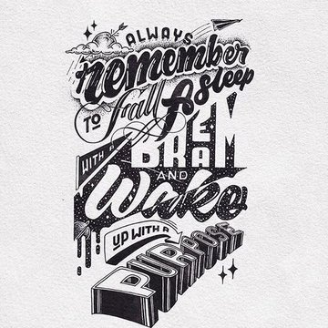 Lettering tetoválás vázlatok