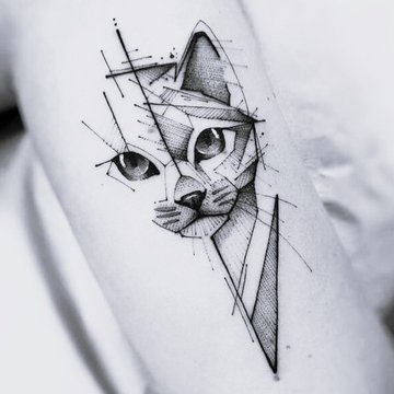 Fine line tetoválás