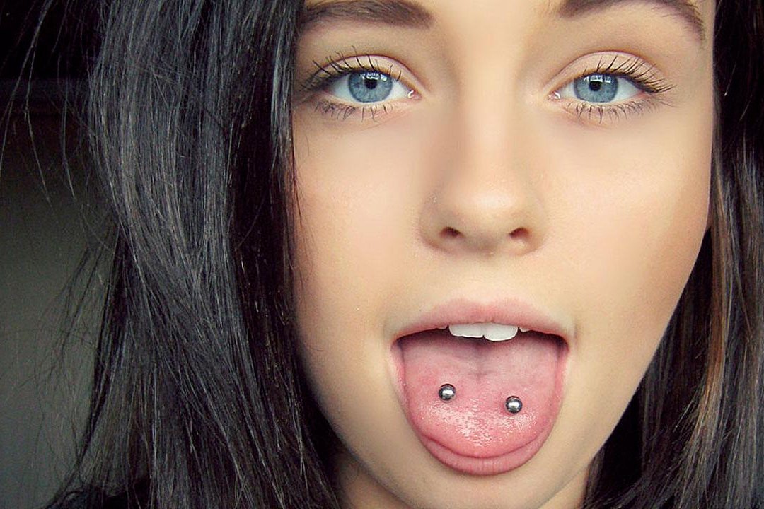nyelv piercing kezelés
