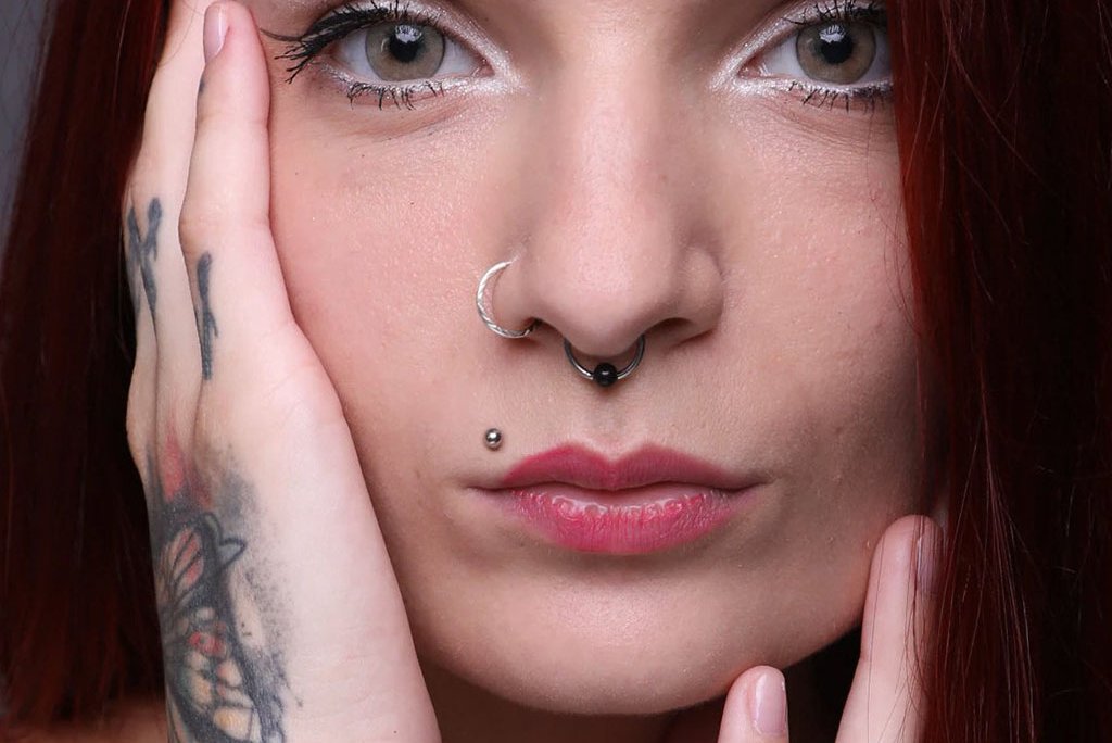 monroe piercing kezelés