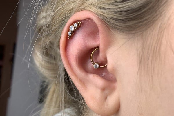 Fülporc piercing