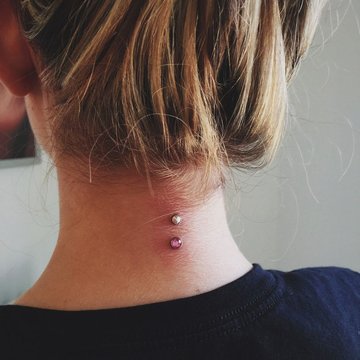 Nyak piercing kezelés