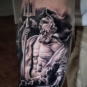 Poszeidón tetoválás