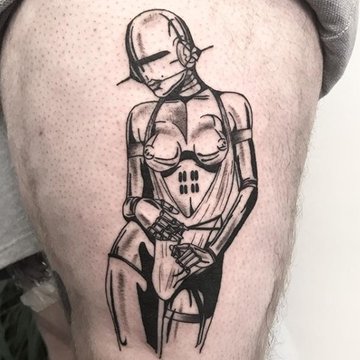 Robot tetoválási