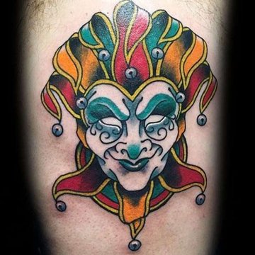 "Jester" tetoválási