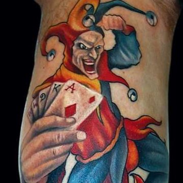 "Jester" tetoválási