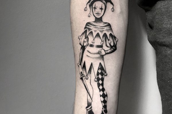 "Jester" tetoválási