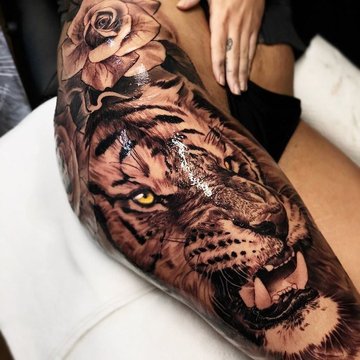 Tigris tetoválási
